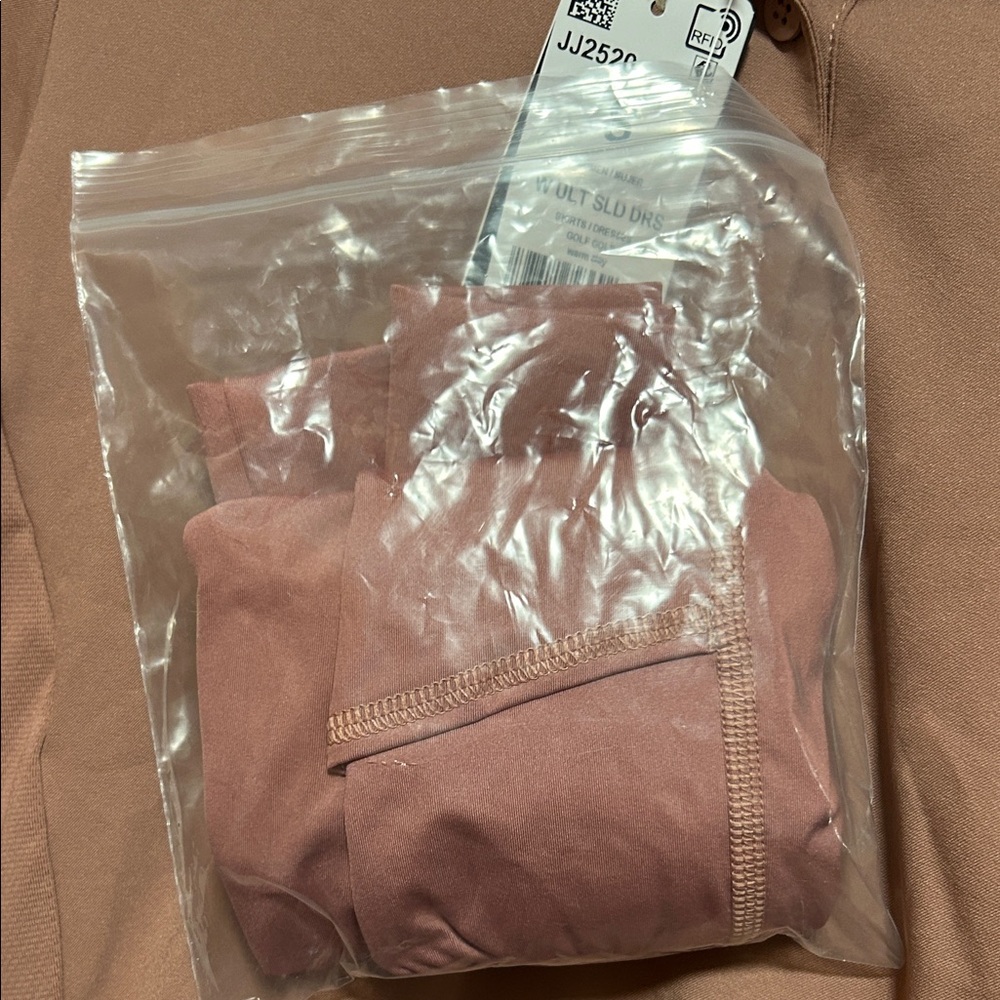Adidas Women's Mini Golf Dress With Shorts  in Mauve - Picture 4 of 5